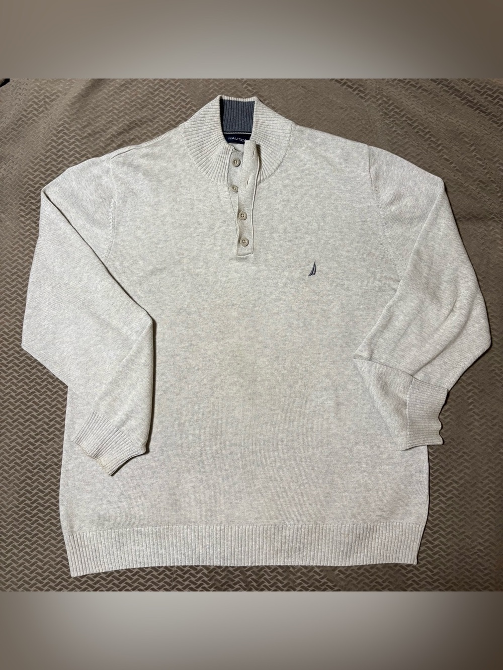 Nautica Men’s Mock Neck Sweater